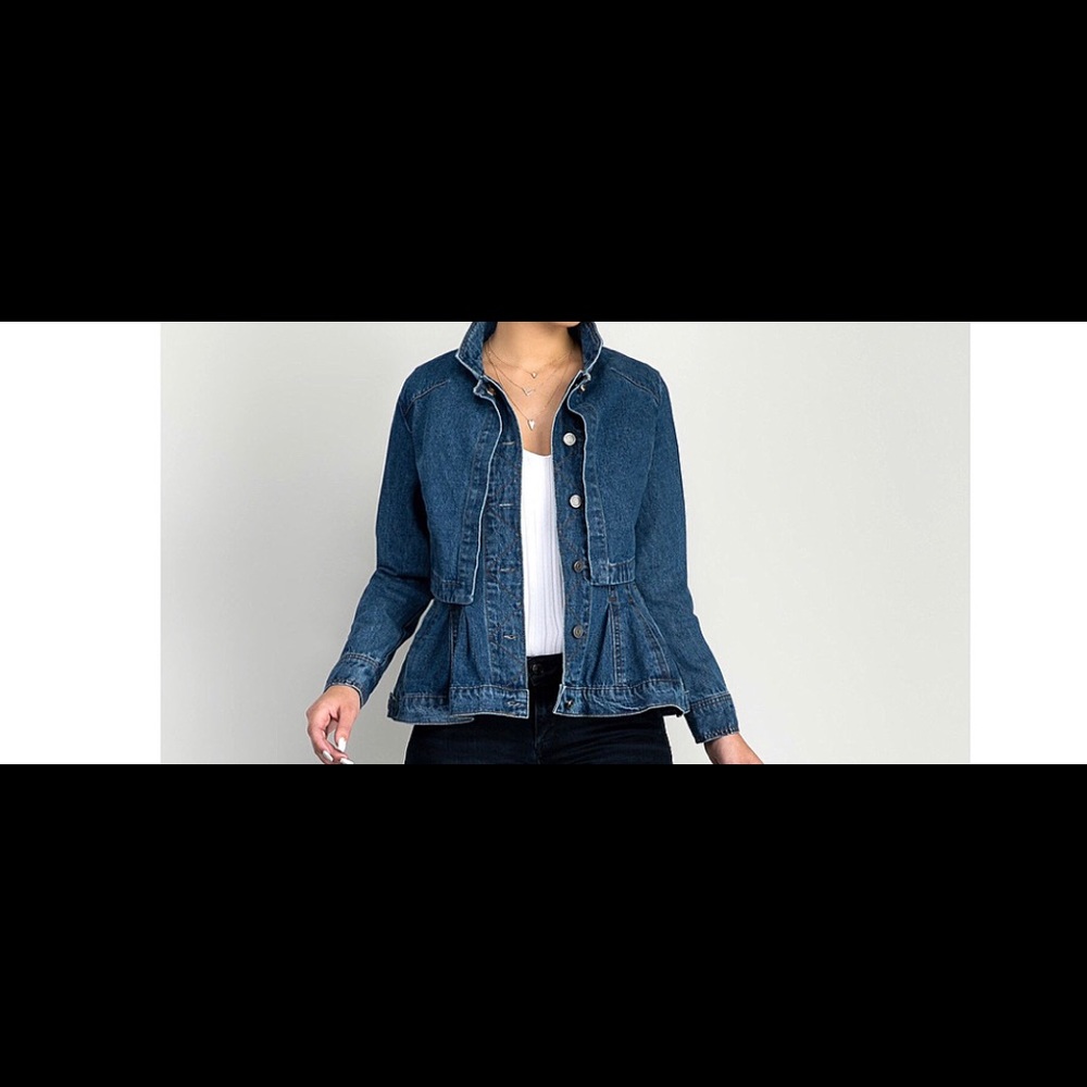 Peplum jacket